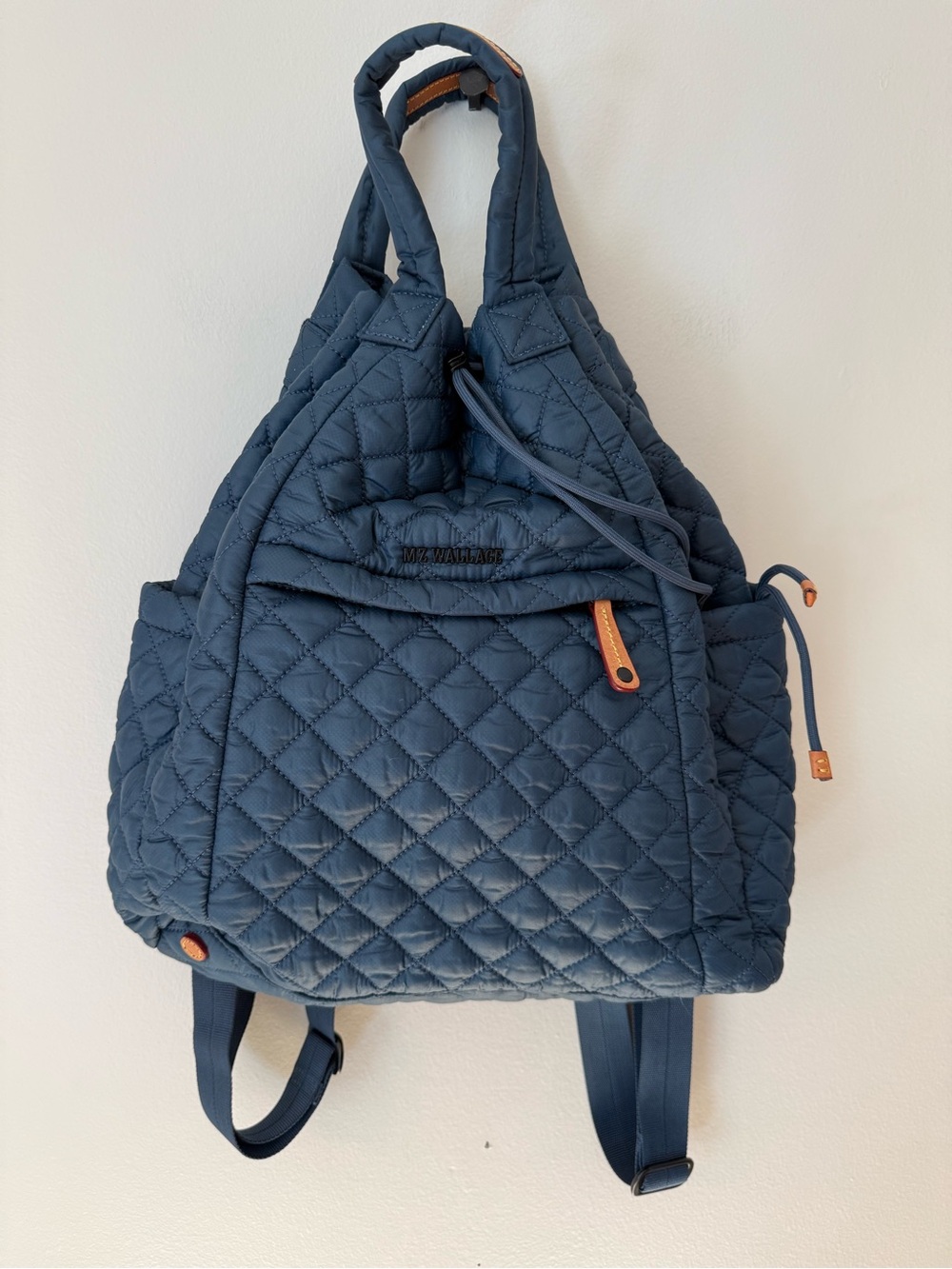 MZ Wallace Dawn Blue REC Metro Convertible Backpack Tote